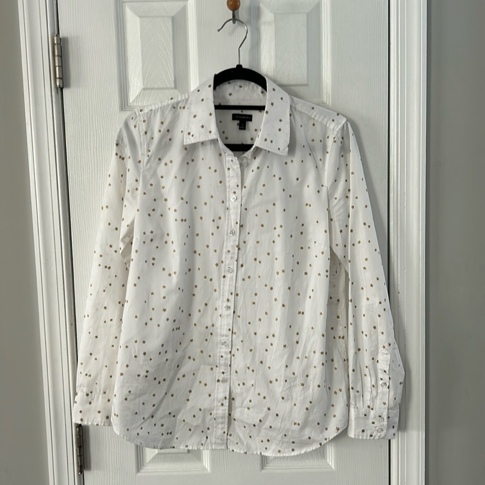 Talbots Star Blouse